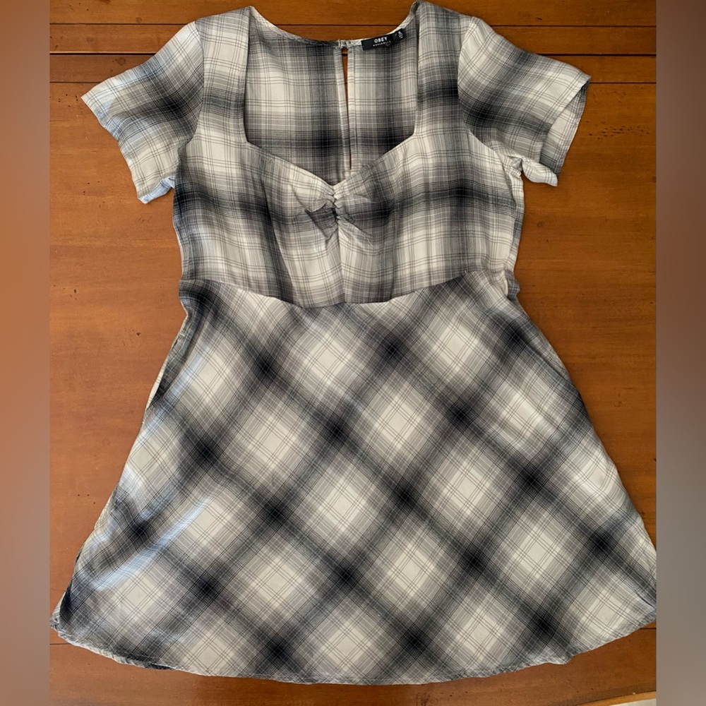 NWOT OBEY Plaid Skater Dress • XL - Picture 7 of 11